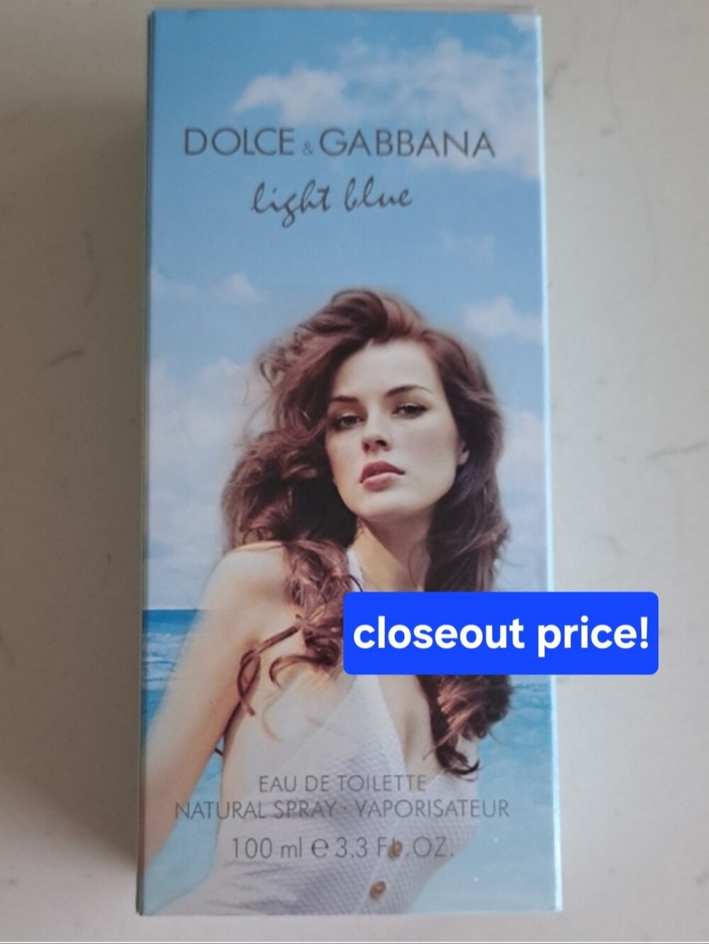 SALE Dolce & Gabbana Light Blue Spray, Lg Size,New, 3.4oz